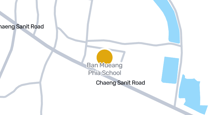 Map showing Ban Mueang Phia School