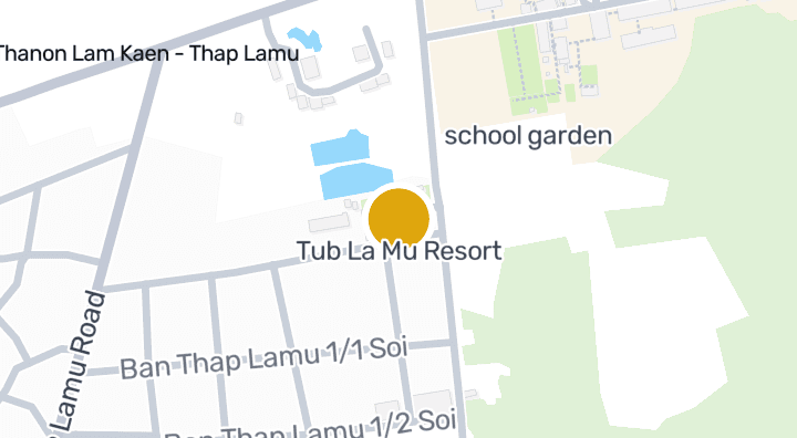 แผนที่แสดงTub La Mu Resort