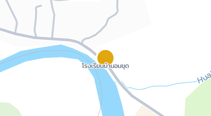 แผนที่แสดงโรงเรียนบ้านอมขุด