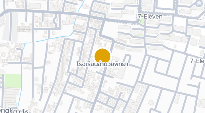 Map showing โรงเรียนอำนวยพิทยา