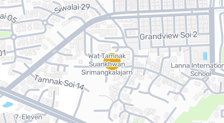 Map showing Sirimangkalajarn Elementary School