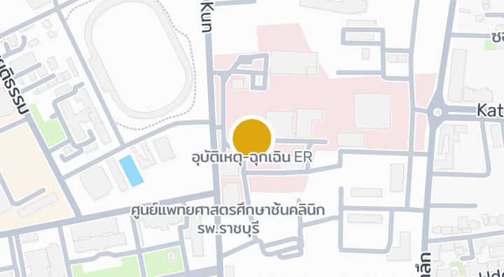 显示อุบัติเหตุ-ฉุกเฉิน ER的地图