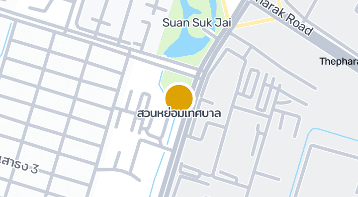 Map showing สวนหย่อมเทศบาล