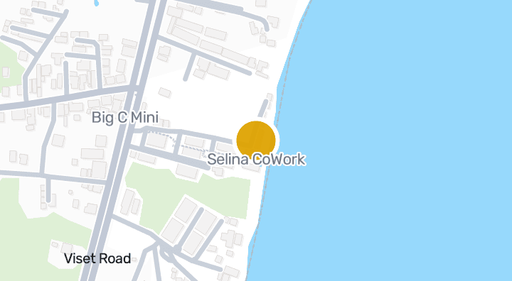 แผนที่แสดงSelina CoWork