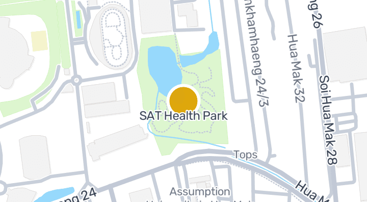 Map showing SAT Health Park