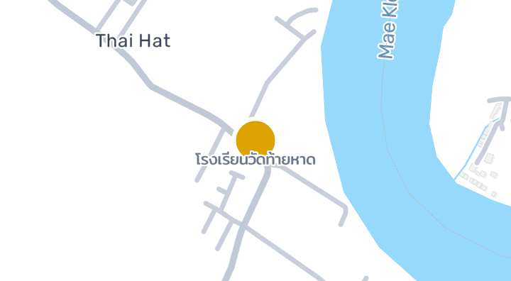 显示โรงเรียนวัดท้ายหาด的地图