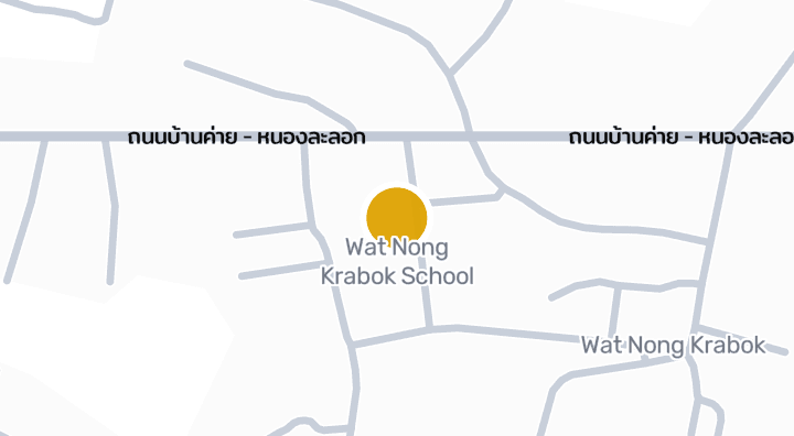 显示Wat Nong Krabok School的地图