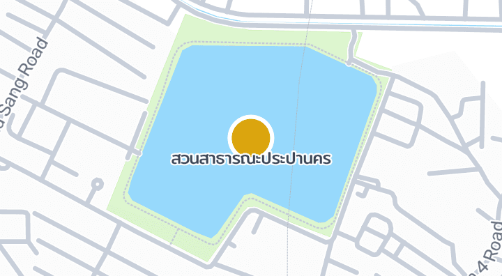 显示สวนสาธารณะประปานคร的地图