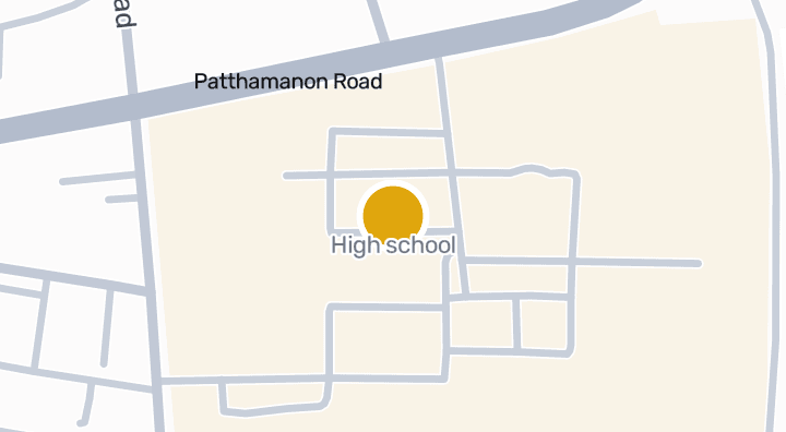 แผนที่แสดงHigh school
