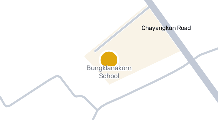 แผนที่แสดงBungklanakorn School