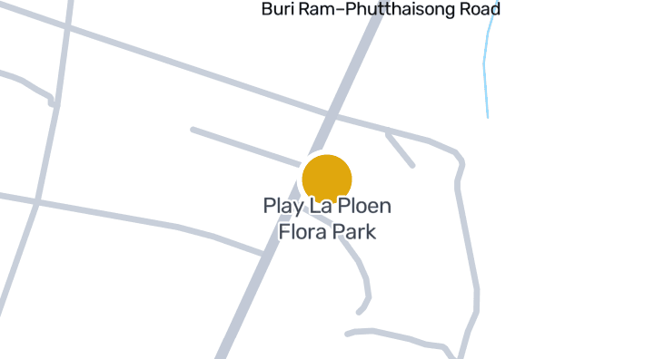 แผนที่แสดงอุทยานเรียนรู้เพ ลา เพลิน