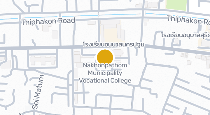 显示Nakhonpathom Municipality Vocational College的地图