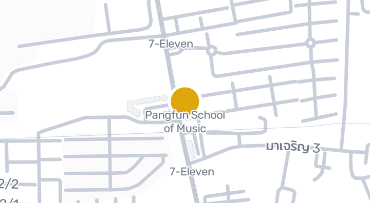 แผนที่แสดงโรงเรียนดนตรีปางฝัน