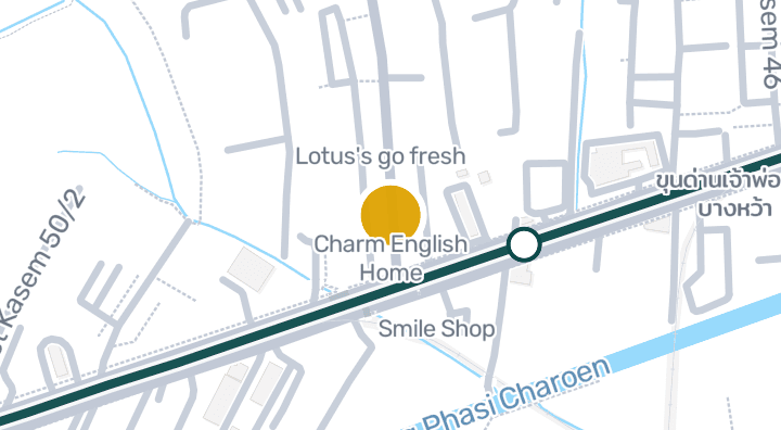 显示Charm English Home的地图