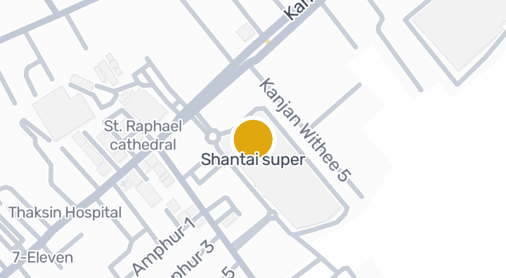 Map showing Shantai super