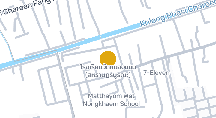 显示โรงเรียนวัดหนองแขม (สหราษฎร์บูรณะ)的地图