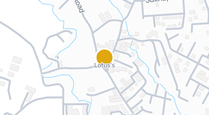 Map showing Lotus's