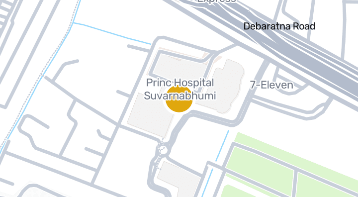 Map showing Happitat