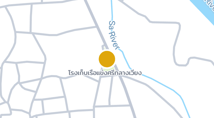 显示สวนพักผ่อนบ้านกลางเวียง的地图
