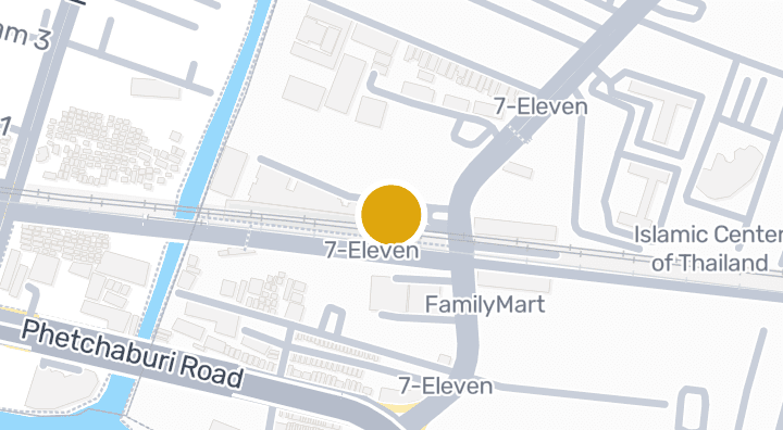 Map showing A-Link Square