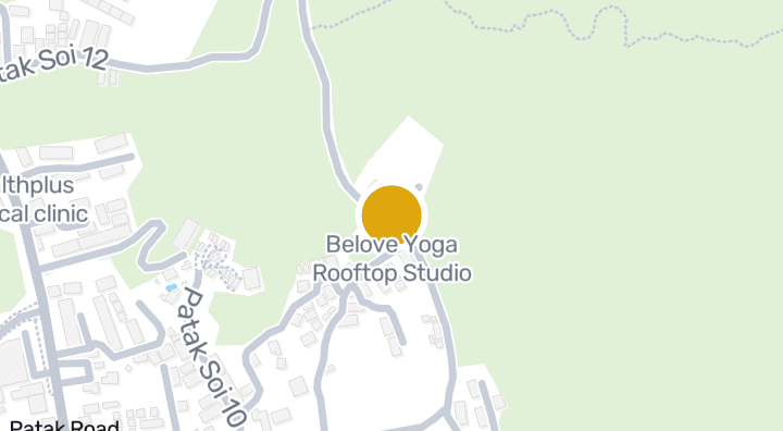 แผนที่แสดงBelove Yoga Rooftop Studio