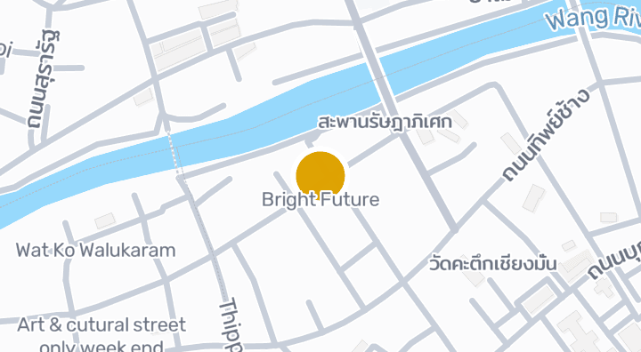 Map showing Bright Future