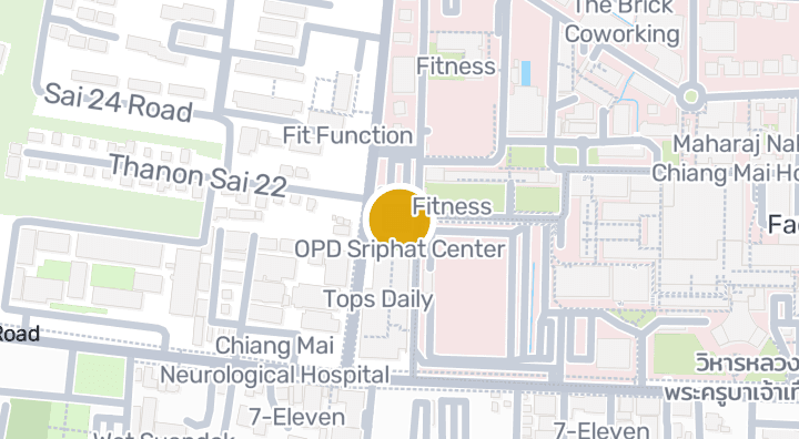 Map showing OPD Sriphat Center