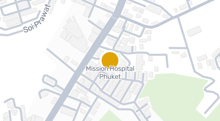 แผนที่แสดงโรงพยาบาลมิชชั่น ภูเก็ต