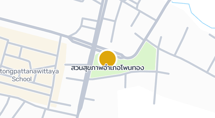 แผนที่แสดงสวนสุขภาพอำเภอโพนทอง