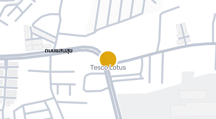 显示Tesco Lotus的地图