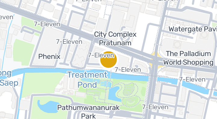 Map showing Platinum Fashion Mall