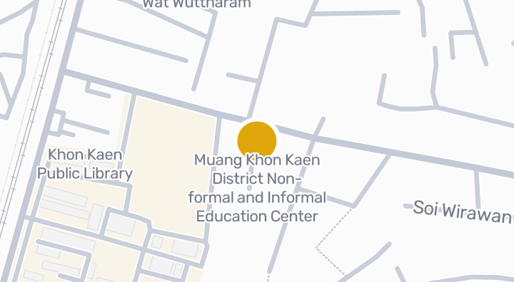 显示Muang Khon Kaen District Non-formal and Informal Education Center的地图