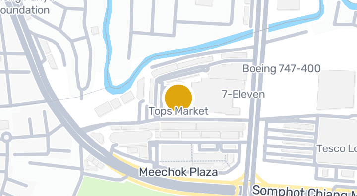 Map showing Tops Market