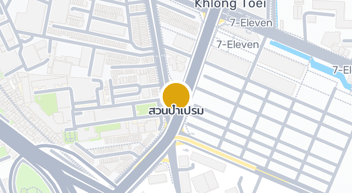 Map showing สวนป๋าเปรม