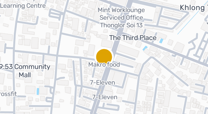 Map showing Makro food