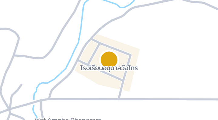 Map showing โรงเรียนอนุบาลวัังไทร