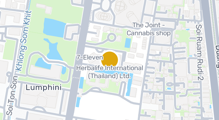 Map showing Herbalife International (Thailand) Ltd.