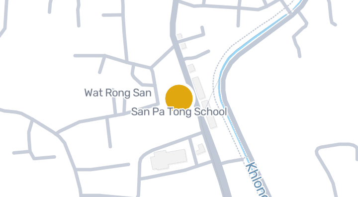 San Pa Tong School 위치 지도