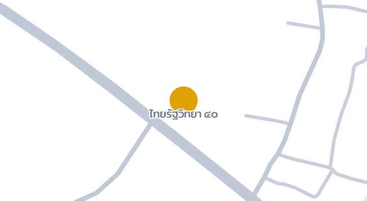 Map showing ไทยรัฐวิทยา ๔๐ 
