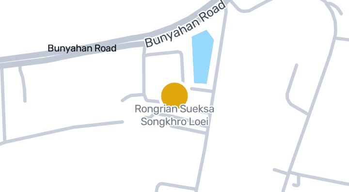 แผนที่แสดงโรงเรียนศึกษาสงเคราะห์เลย