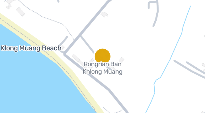 Map showing Rongrian Ban Khlong Muang