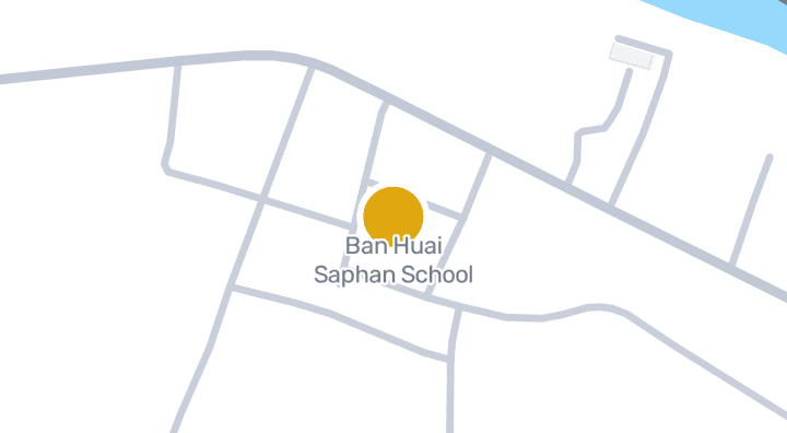 แผนที่แสดงโรงเรียน บ้านห้วยสะพาน