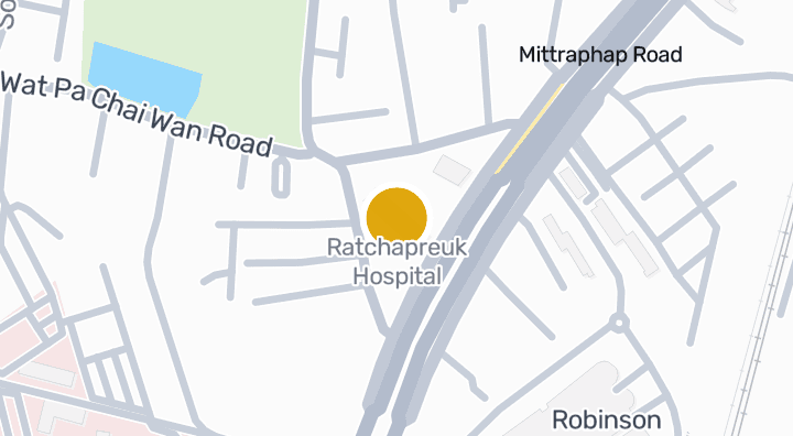 显示Ratchapreuk Hospital的地图