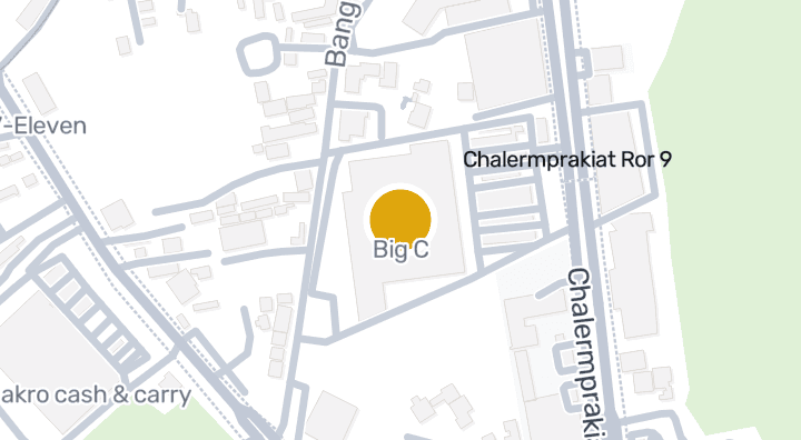 แผนที่แสดงBig C