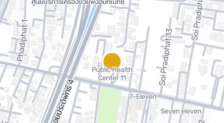 แผนที่แสดงPublic Health Center 11