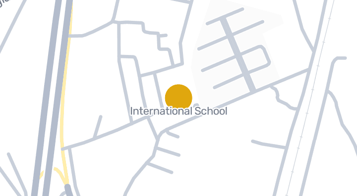 แผนที่แสดงInternational School