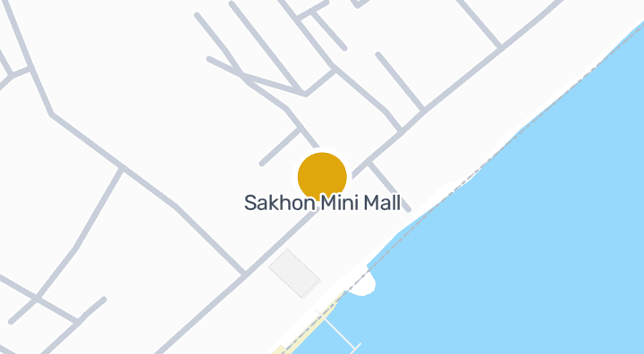 显示Sakhon Mini Mall的地图
