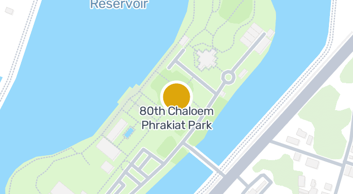 แผนที่แสดงสวนเฉลิมพระเกียรติ 80 พรรษา