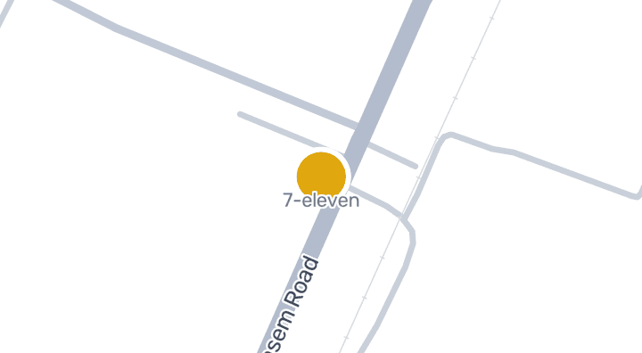 แผนที่แสดง7-eleven
