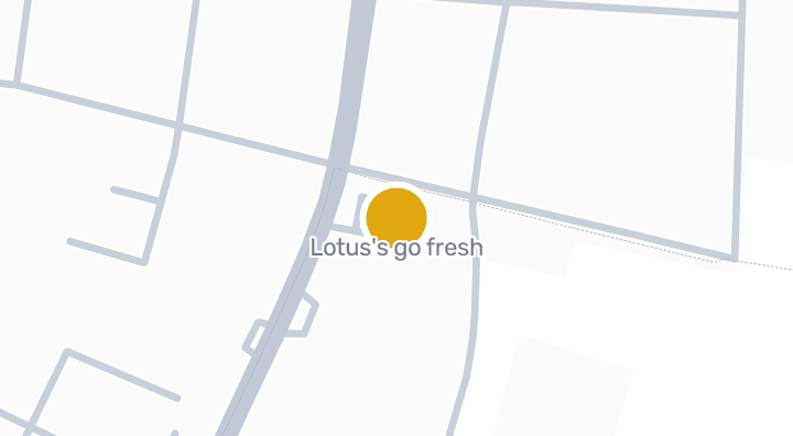 显示Lotus's go fresh的地图